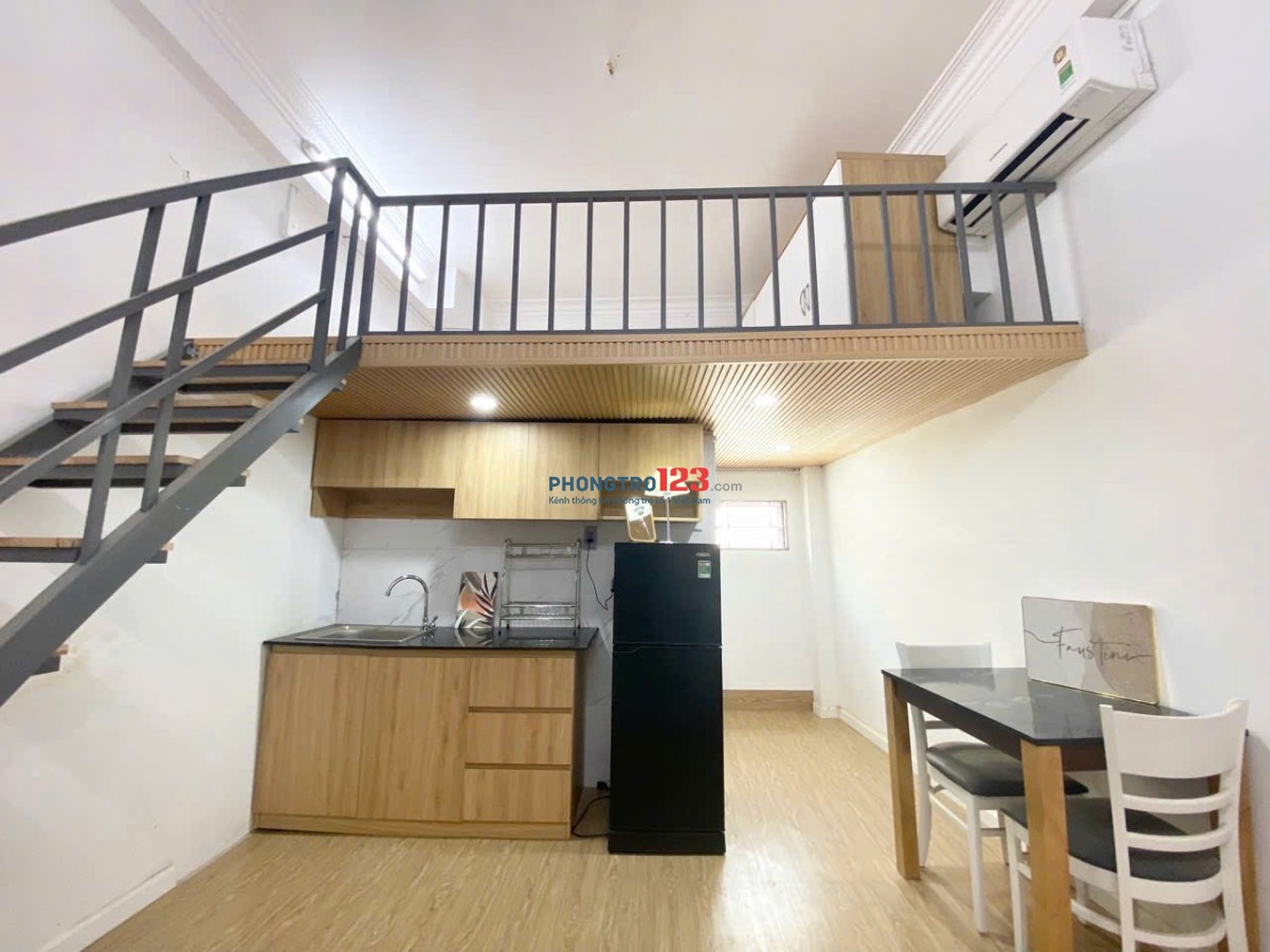 CHO THUÊ PHÒNG CÓ GÁC,DUPLEX VỪA XONG TẠI TRẦN QUỐC HOÀN