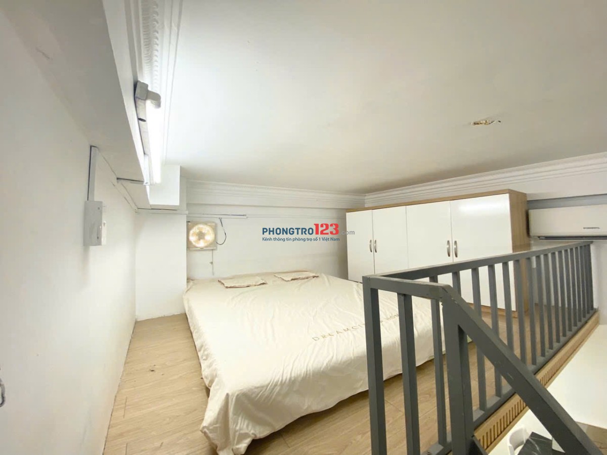 CHO THUÊ PHÒNG CÓ GÁC,DUPLEX VỪA XONG TẠI TRẦN QUỐC HOÀN