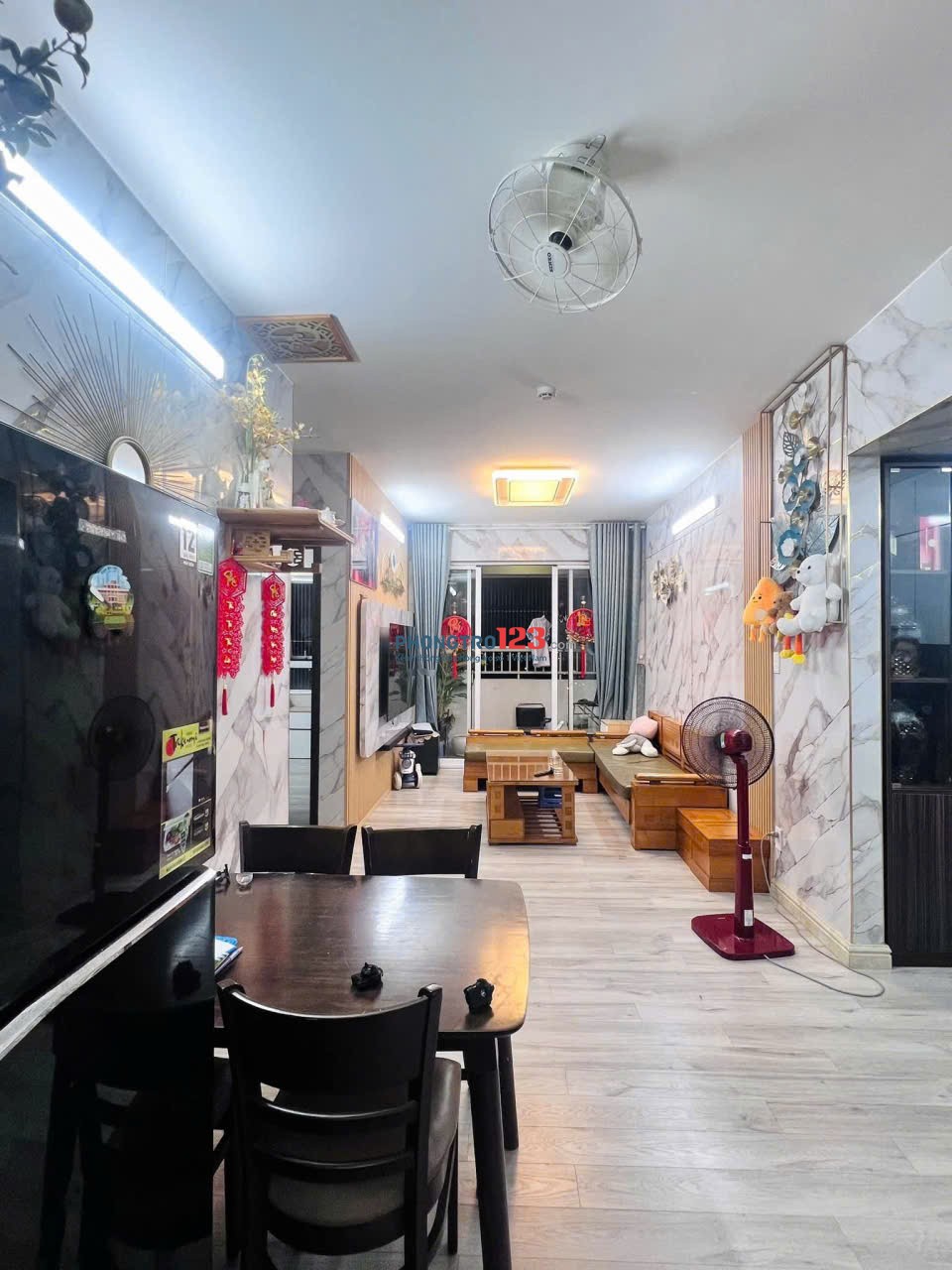 Chung cư Nguyễn Văn Đậu, P5, BT: 3p ngủ, 95m2, có NT, 14tr/th