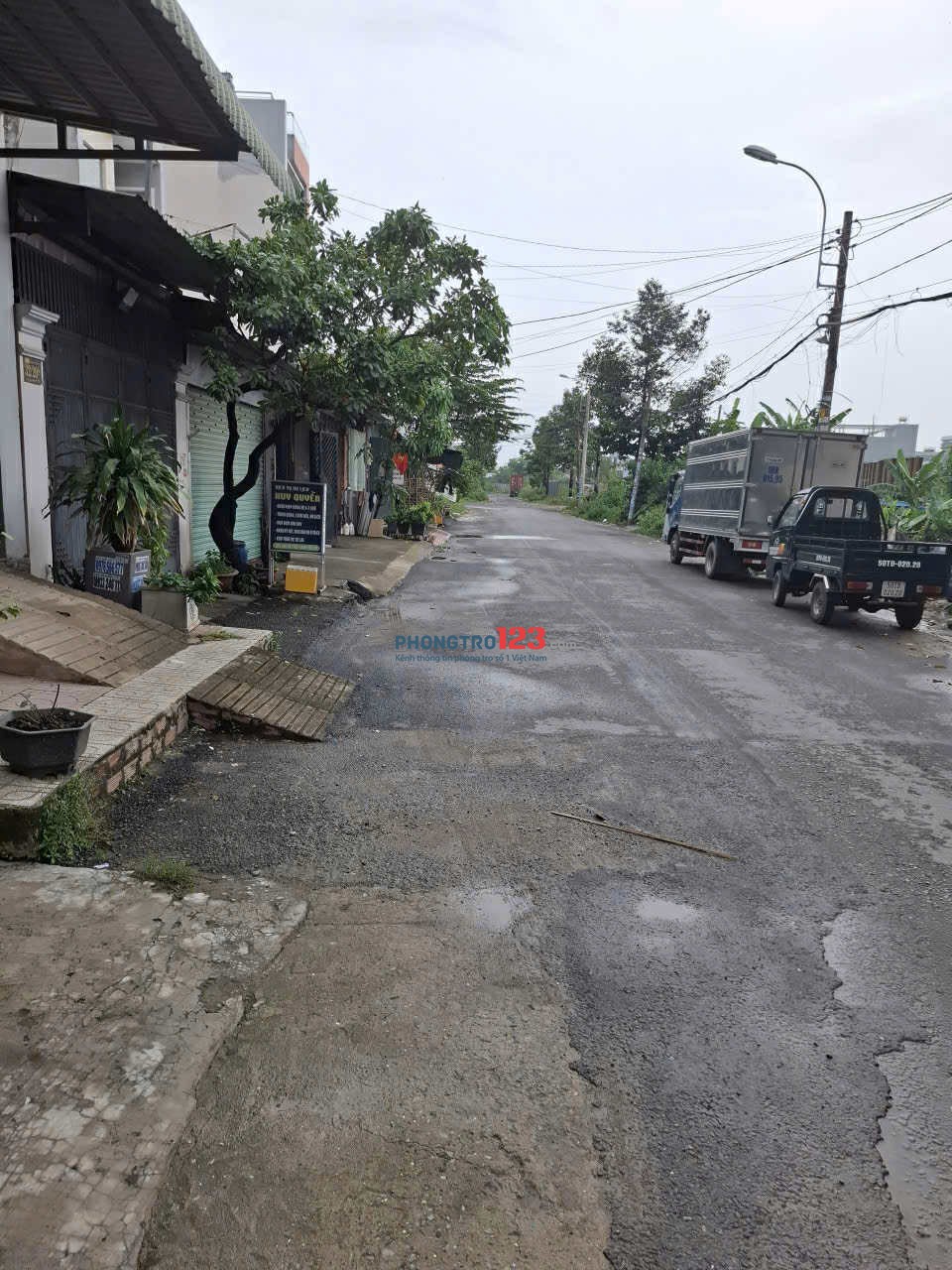 Cho thuê nhà mặt tiền gần chợ Bà Điểm, Hóc Môn