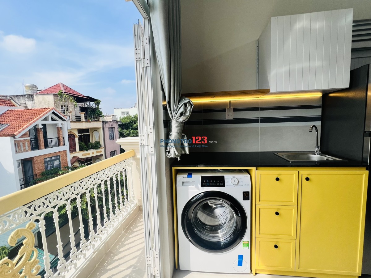 STUDIO VỚI BAN CÔNG SIÊU THOÁNG MÁT NẰM NGAY ĐƯỜNG ĐẶNG THUỲ TRÂM, BÌNH THẠNH GẦN VĂN LANG CƠ SỞ 3