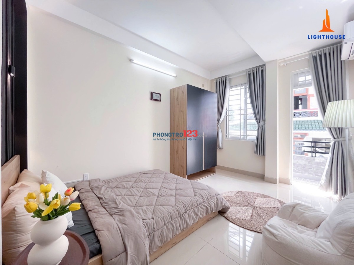 TRỐNG NGAY SIÊU PHẨM 1PN 40M2 FULL NỘI THẤT BANCOL TO NGAY ĐH VLU GẦN BÌNH THẠNH, PHÚ NHUẬN, Q1