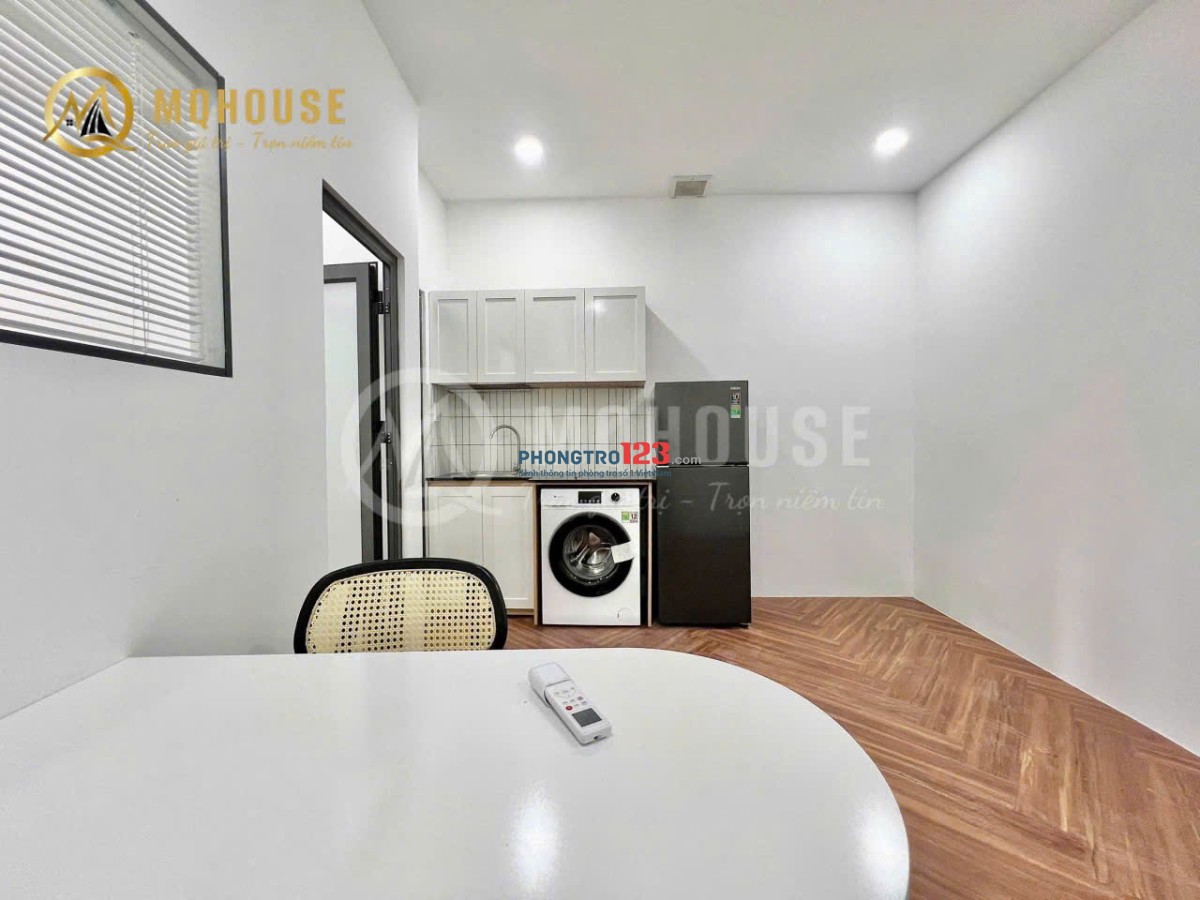 CĂN HỘ 1PN 40m2 FULL NỘI THẤT CỬA SỔ, BAN CÔNG THOÁNG SÁNG Ở BÌNH THẠNH GIÁP Q3