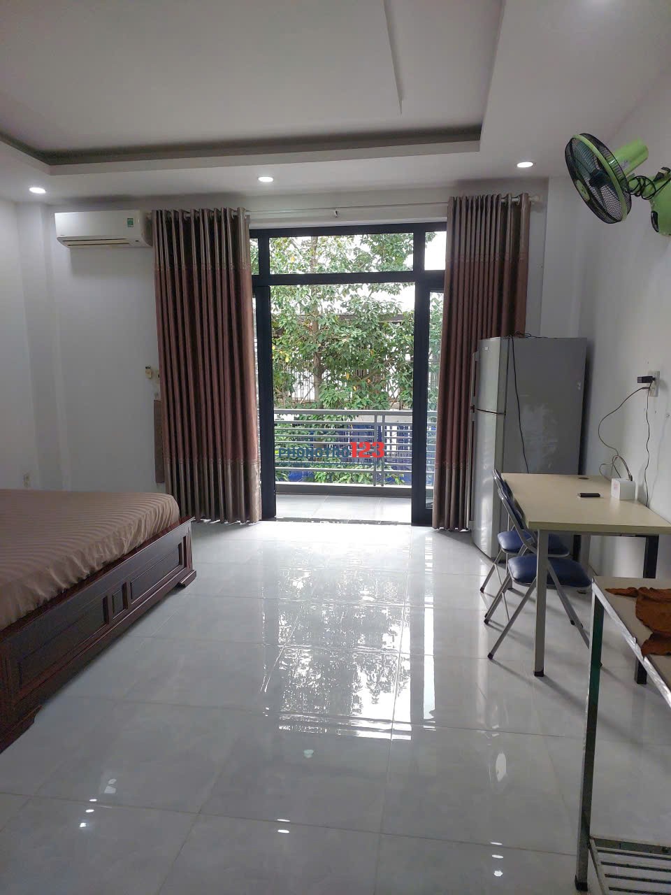 Căn hộ mini 38m2, Ban công, Thang máy, khu Đảo Kim Cương P.Tml Q.2