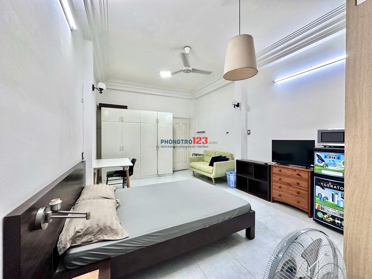 Cho thuê CHDV Hẻm NGuyễn Thị Minh Khai, 30m2 Full Nội Thất 1PN 6.3 tr