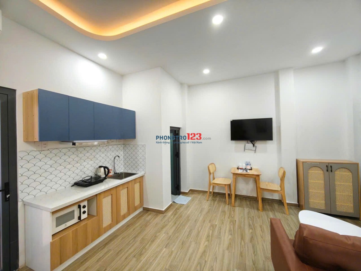 Cho thuê căn hộ full nội thất, vibe tươi mát gần Hoàng Văn Thụ giáp Bình Thạnh Phú Nhuận