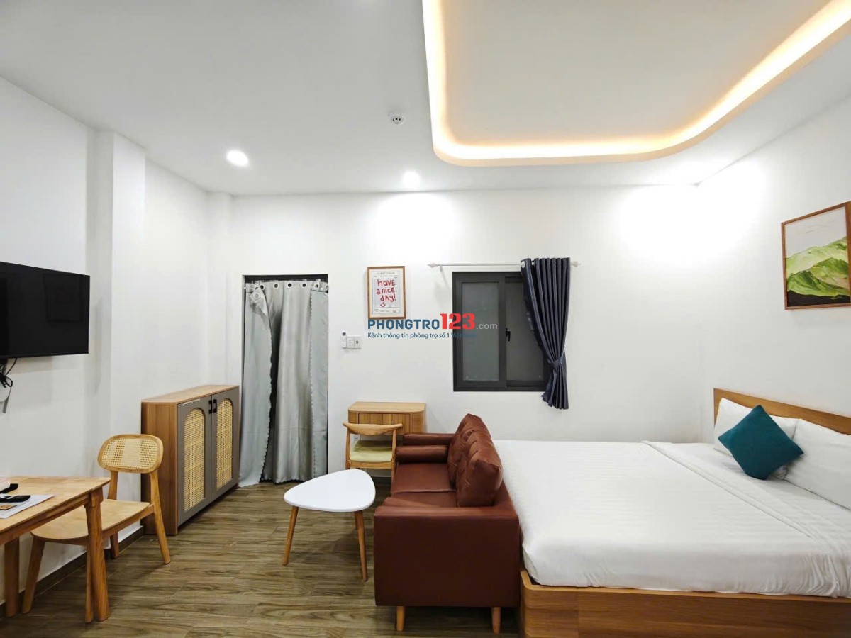 Cho thuê căn hộ full nội thất, vibe tươi mát gần Hoàng Văn Thụ giáp Bình Thạnh Phú Nhuận