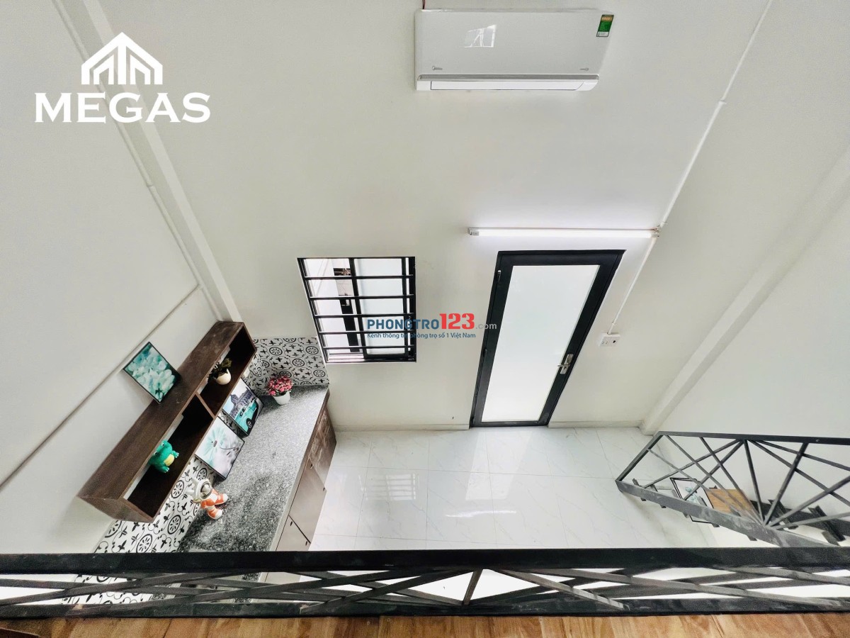 CĂN HỘ GÁC LỬNG FULL NỘI THẤT CÓ CỬA SỔ THOÁNG MÁT NGAY TÂN BÌNH