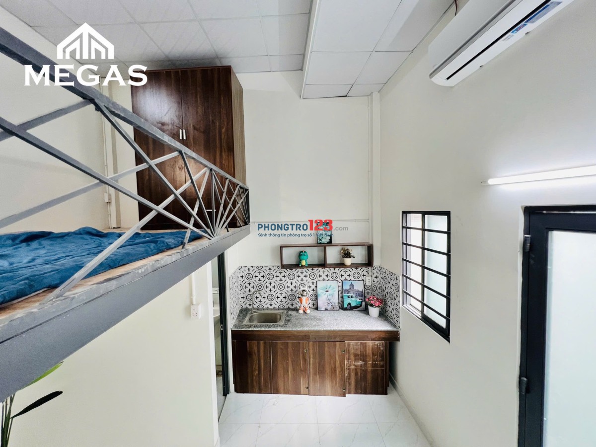 CĂN HỘ GÁC LỬNG FULL NỘI THẤT CÓ CỬA SỔ THOÁNG MÁT NGAY TÂN BÌNH