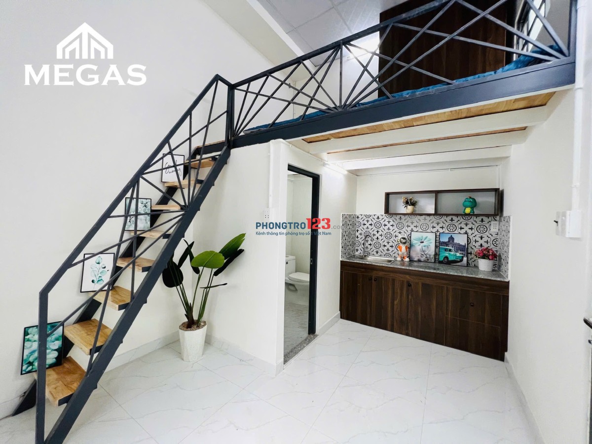 CĂN HỘ GÁC LỬNG FULL NỘI THẤT CÓ CỬA SỔ THOÁNG MÁT NGAY TÂN BÌNH