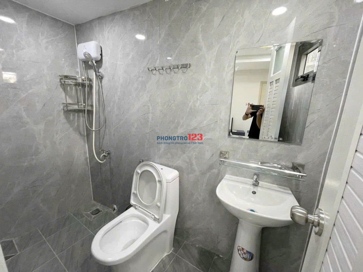 Cho thuê phòng mới, máy giặt riêng, siêu đẹp ở Cách Mạng Tháng 8 Quận 10 đối diện CV Lê Thị Riêng