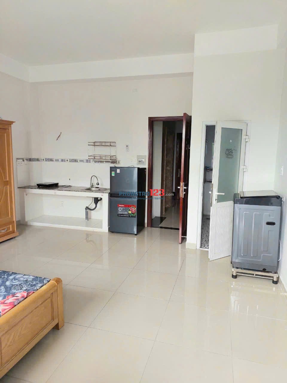 Căn hộ mini 35m2, có Ban công, Đảo Kim Cương P.Tml Tp Thủ Đức