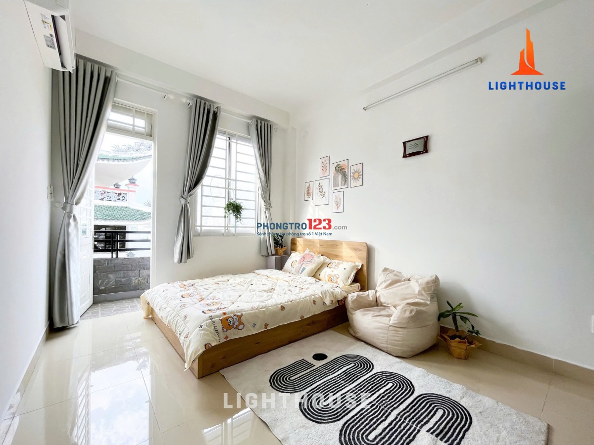  STUDIO CAO CẤP CÓ BAN CÔNG THOÁNG - TRUNG TÂM GÒ VẤP - DỌN VÀO Ở NGAY!