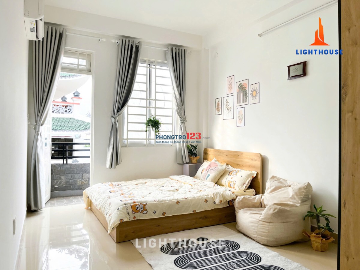  STUDIO CAO CẤP CÓ BAN CÔNG THOÁNG - TRUNG TÂM GÒ VẤP - DỌN VÀO Ở NGAY!