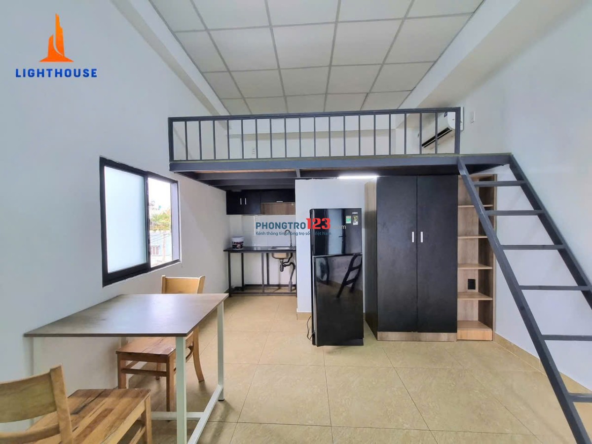  CHO THUÊ CĂN HỘ GÁC LỬNG CỬA SỔ TRỜI FULL NT - GÒ VẤP 