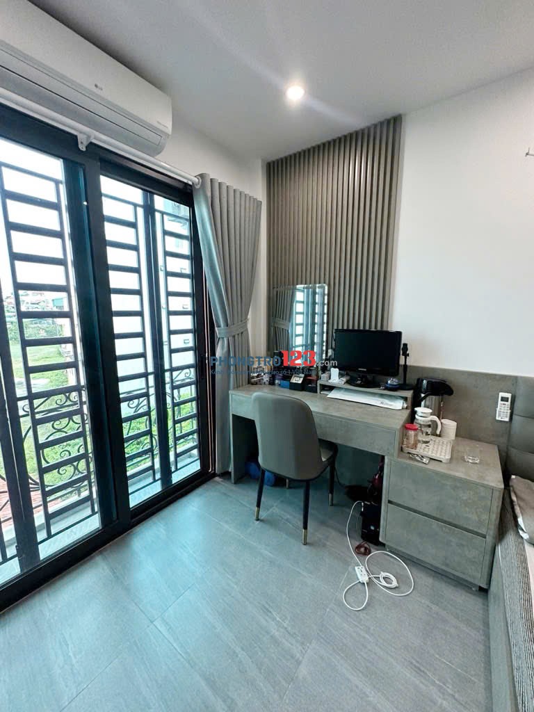 chính chủ cho thuê nhà mới nguyên căn 4 tầng 1 tum+sân phơi đầy đủ tiên nghi