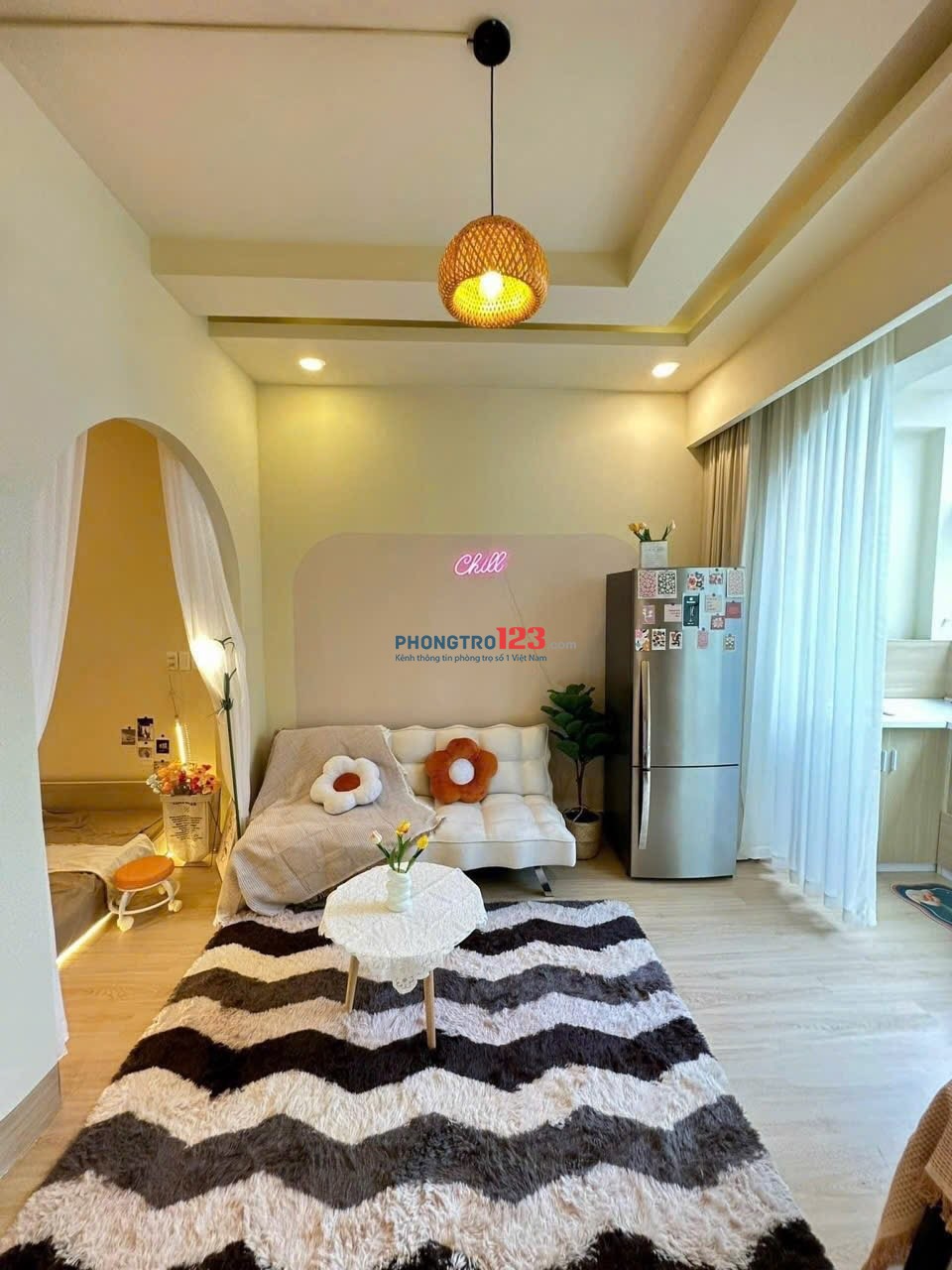 STUDIO FULL NỘI THẤT – QUẬN 7 GẦN CHỢ TÂN THUẬN CẦU PHÚ MỸ LOTTE MART