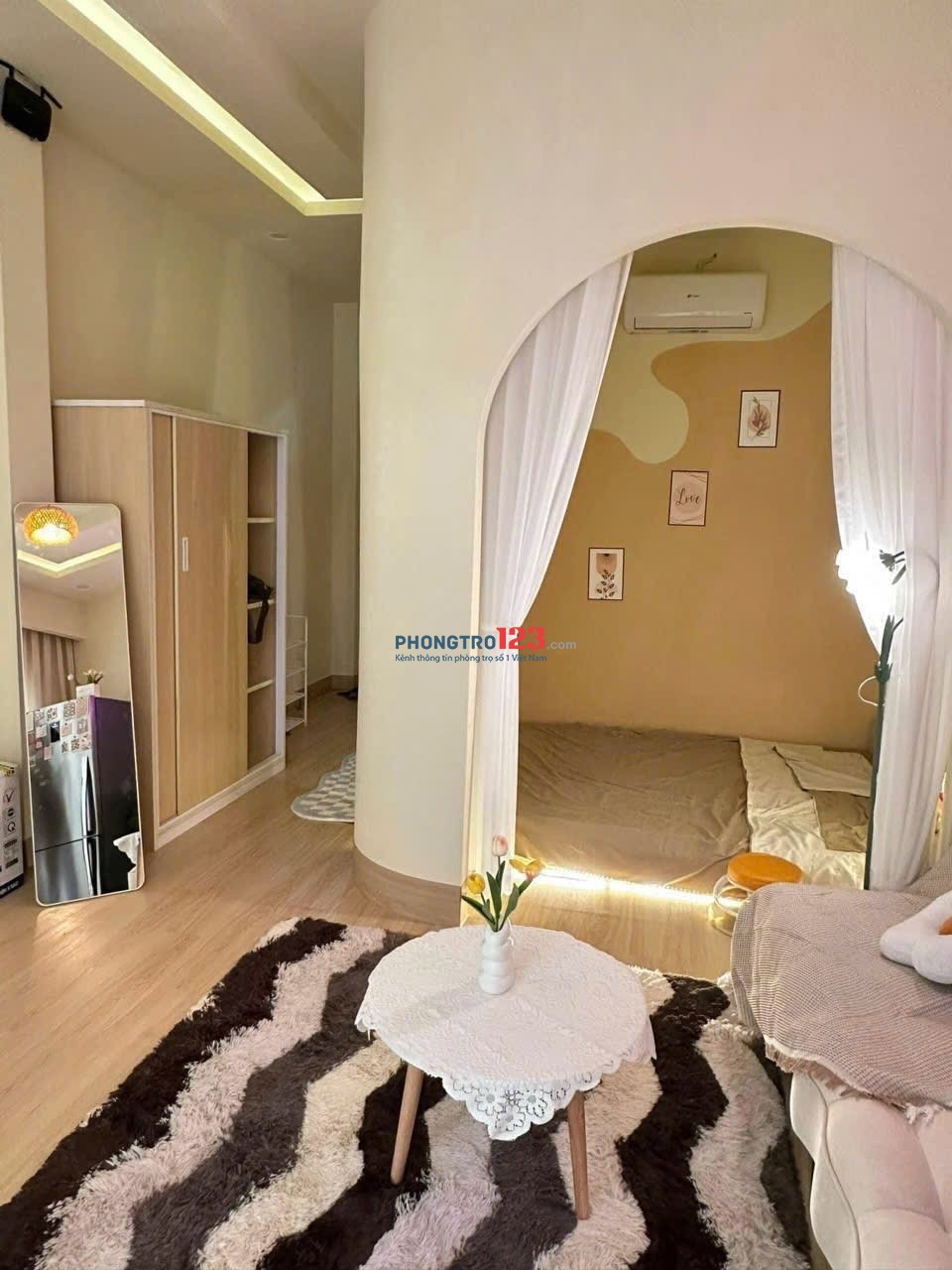 STUDIO FULL NỘI THẤT – QUẬN 7 GẦN CHỢ TÂN THUẬN CẦU PHÚ MỸ LOTTE MART