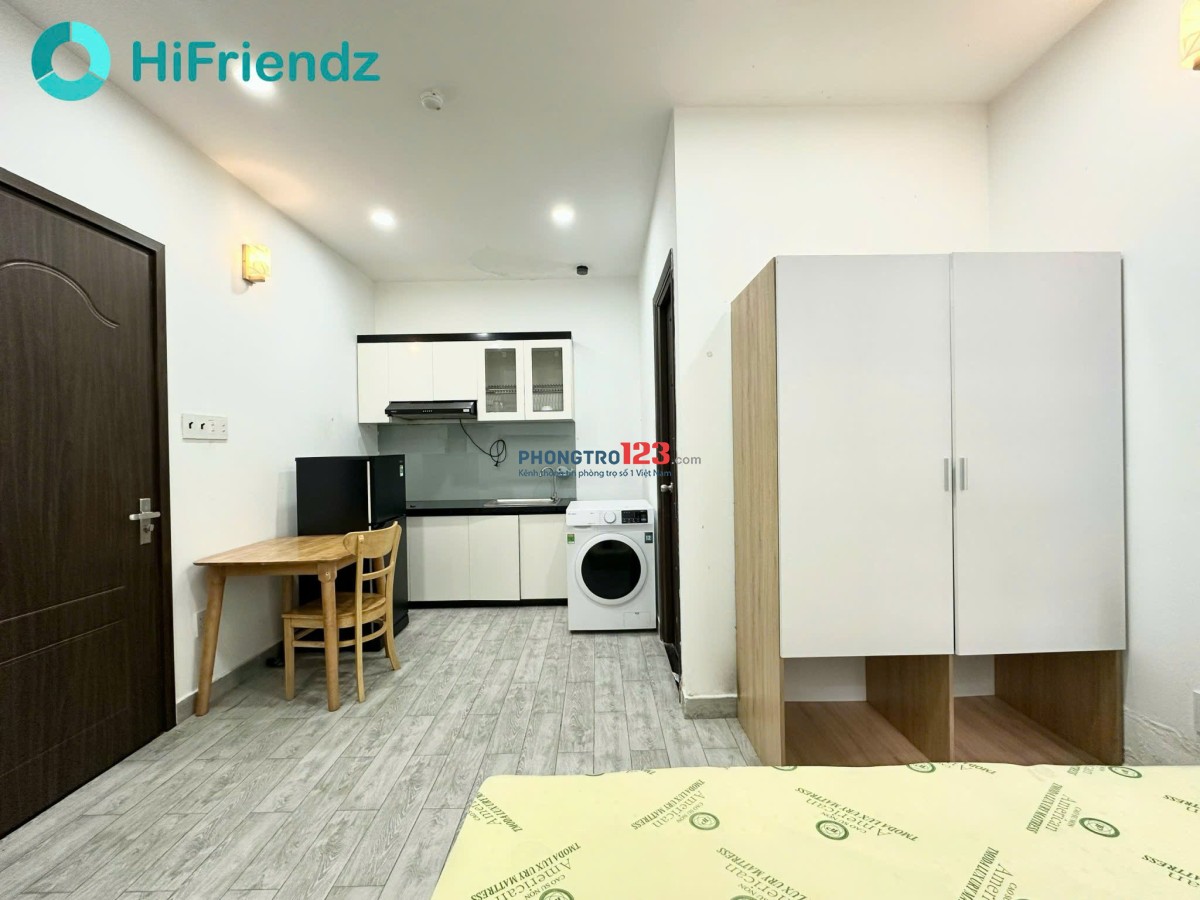 Cho thuê CHDV full nội thất. Vị trí Hẻm Trần Văn Đang gần Ga Sài gòn, V.Xoay Dân Chủ. 22m2, 6.5tr