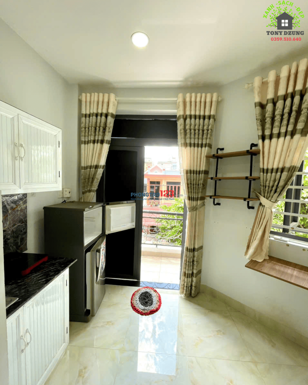 NEW PHÒNG ĐẸP, BAN CÔNG & CỬA SỔ - SẠCH SẼ, NGAY VINCOM QUANG TRUNG - GÒ VẤP