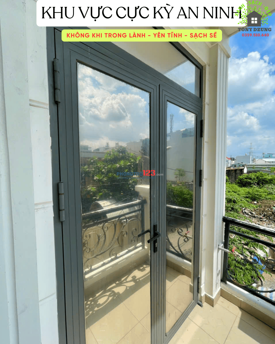 PHÒNG BAN CÔNG & CỬA SỔ - FULL NỘI THẤT - GẦN CẦU VƯỢT NGÃ TƯ GA Q.12