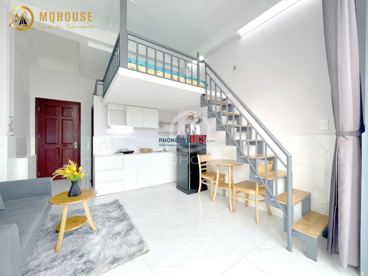 CĂN HỘ DUPLEX FULL NỘI THẤT TIỆN NGHI – BAN CÔNG THOÁNG MÁT NGAY ĐH CÔNG THƯƠNG