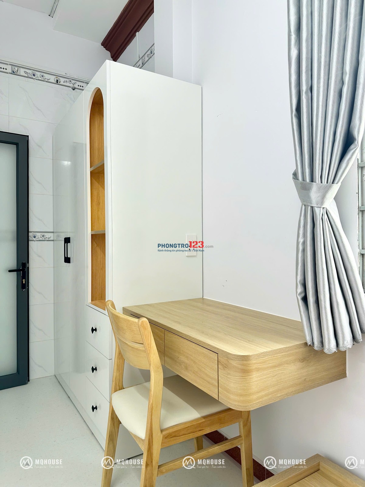 CHO THUÊ CĂN HỘ 1PN 1PK CỬA SỔ THOÁNG MỚI 100% GẦN CV HOÀNG VĂN THỤ - SÂN BAY