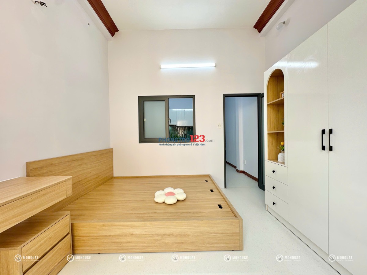 CHO THUÊ CĂN HỘ 1PN 1PK CỬA SỔ THOÁNG MỚI 100% GẦN CV HOÀNG VĂN THỤ - SÂN BAY