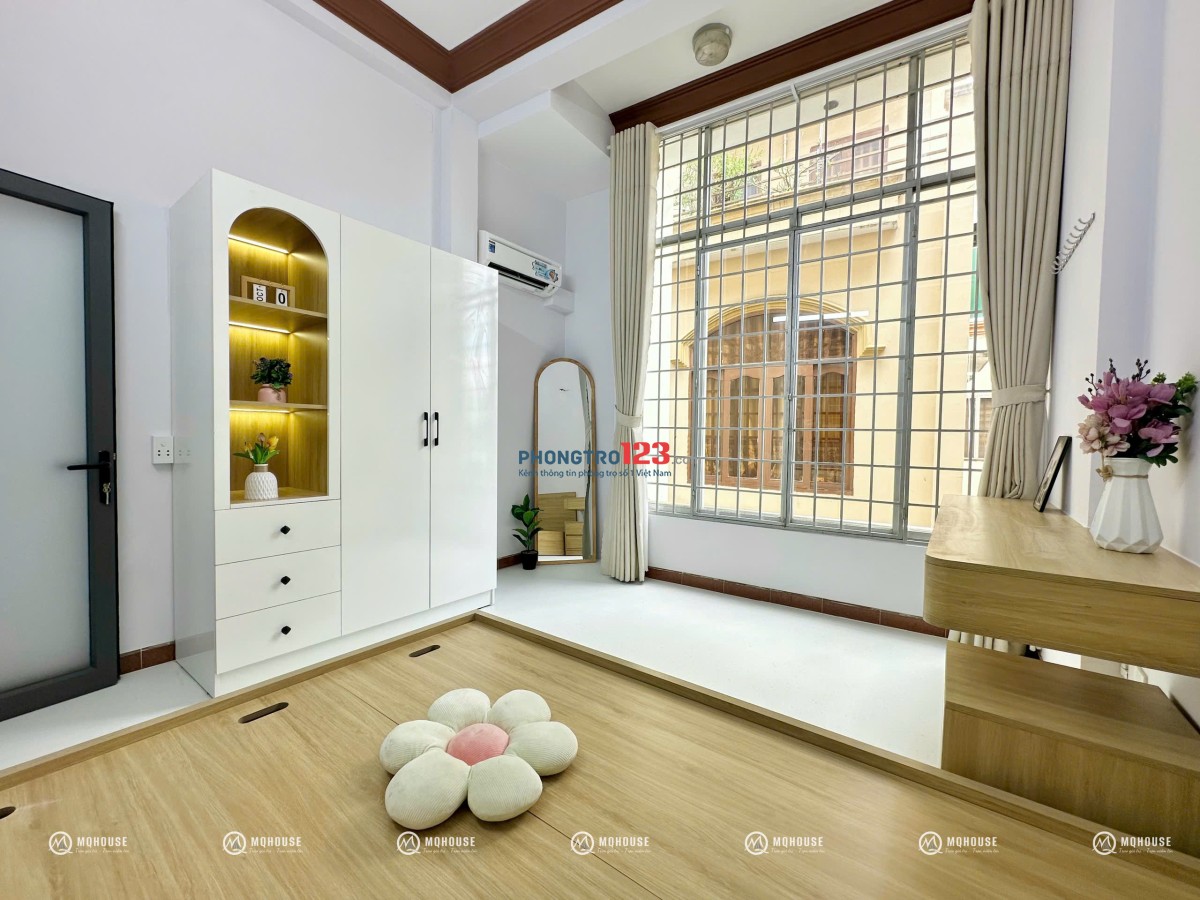 CHO THUÊ CĂN HỘ 1PN 1PK CỬA SỔ THOÁNG MỚI 100% GẦN CV HOÀNG VĂN THỤ - SÂN BAY