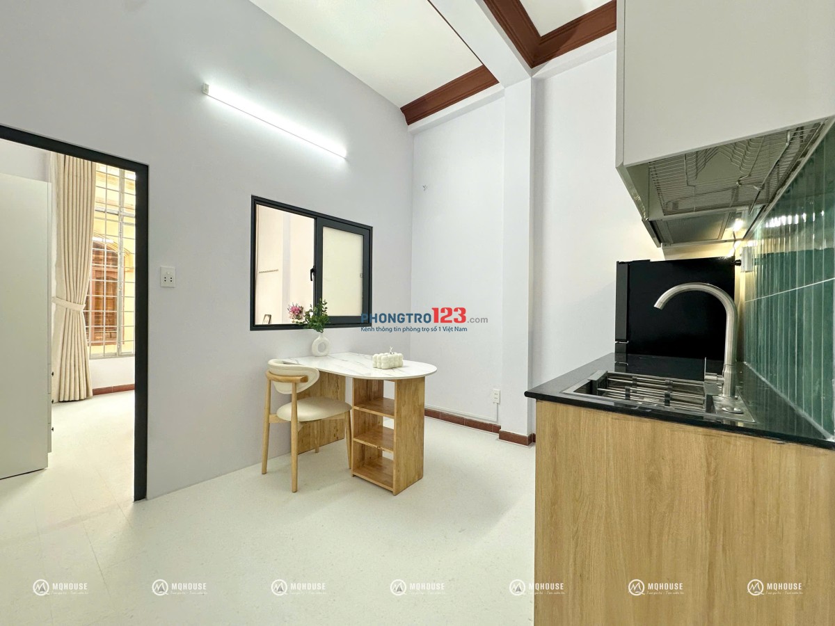 CHO THUÊ CĂN HỘ 1PN 1PK CỬA SỔ THOÁNG MỚI 100% GẦN CV HOÀNG VĂN THỤ - SÂN BAY