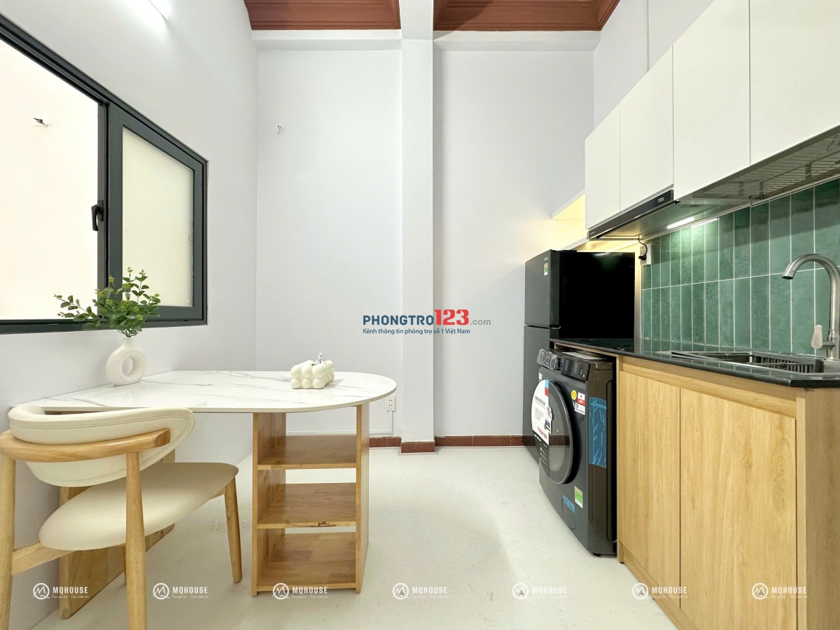 CHO THUÊ CĂN HỘ 1PN 1PK CỬA SỔ THOÁNG MỚI 100% GẦN CV HOÀNG VĂN THỤ - SÂN BAY