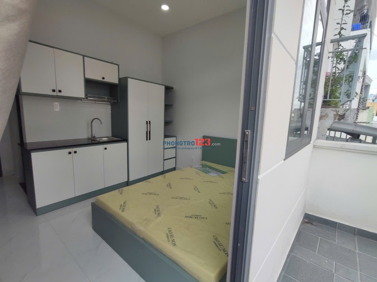 KHAI TRƯƠNG PHÒNG FULL NỘI THẤT BAN CÔNG THOÁNG SÁNG NGAY PHÚ NHUẬN GẦN Q1,Q3 - LH: 0334998413