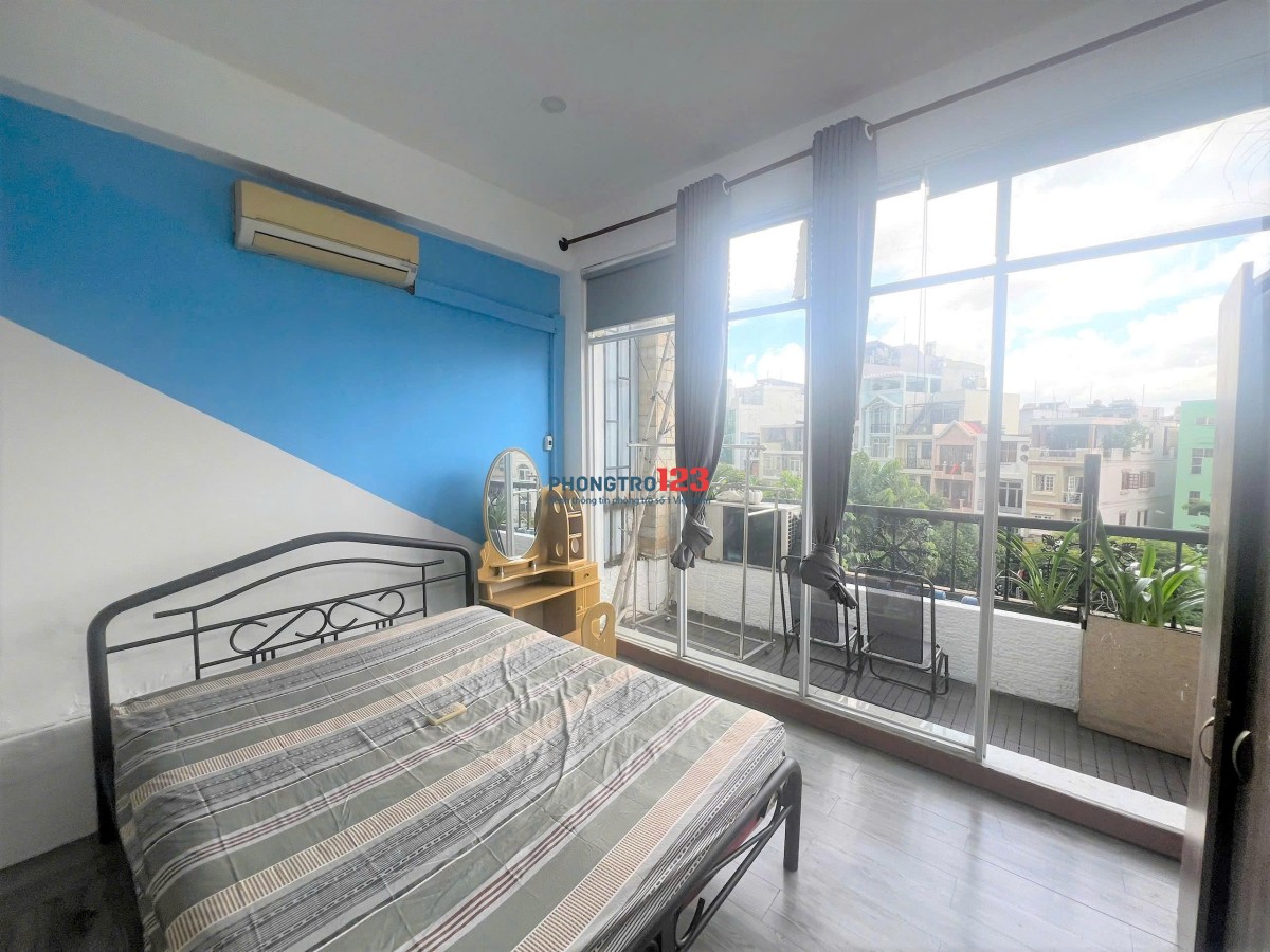 Căn hộ Dịch Vụ, Có Ban Công, 1 Phòng Ngủ Riêng Biệt, Ngay Tòa Nhà Viettel, Vincom 3 Tháng 2