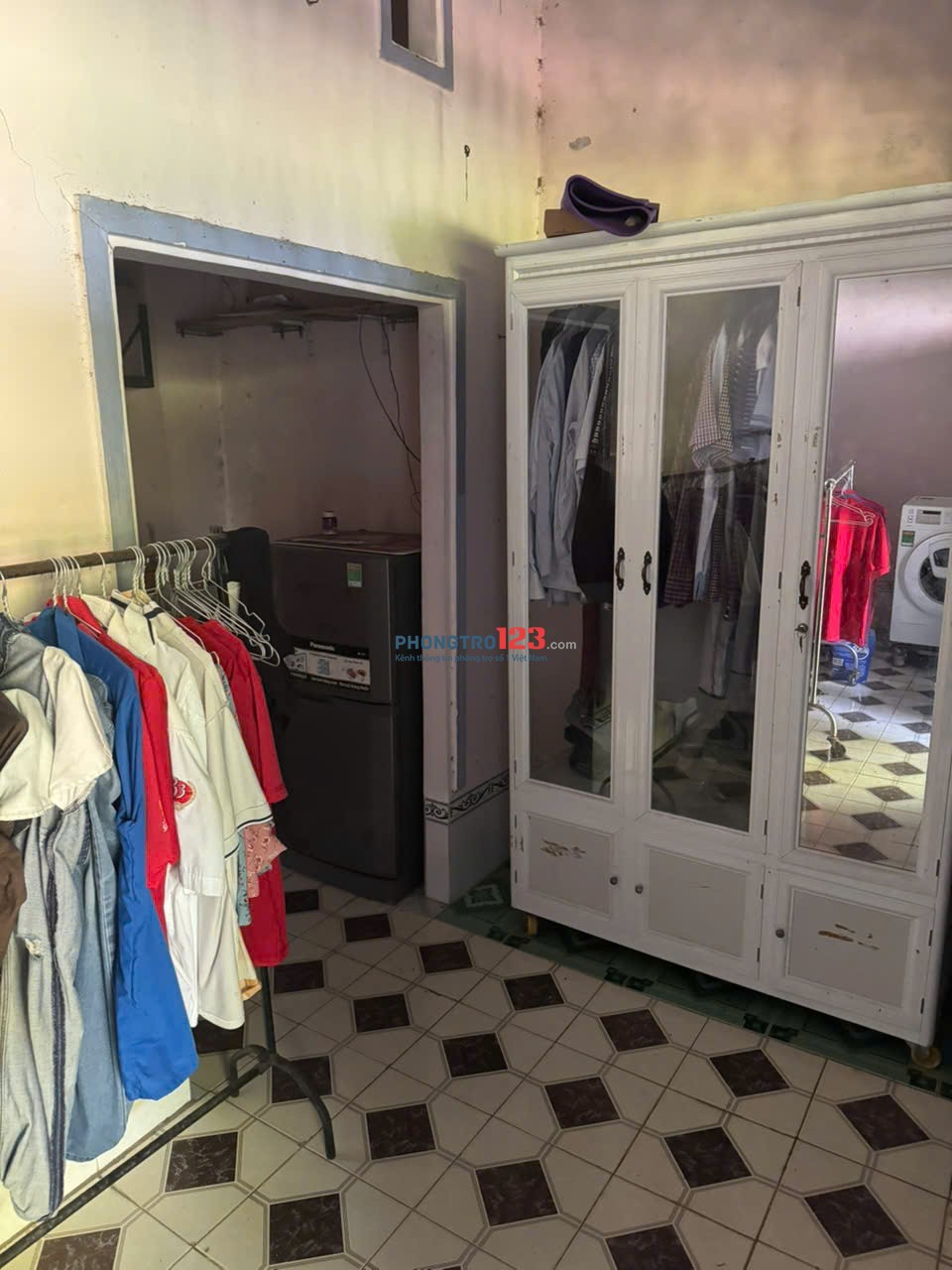 Nhà cho thuê gần chợ Cái Sắn 500 mét, cách lộ xe hơi 100 mét