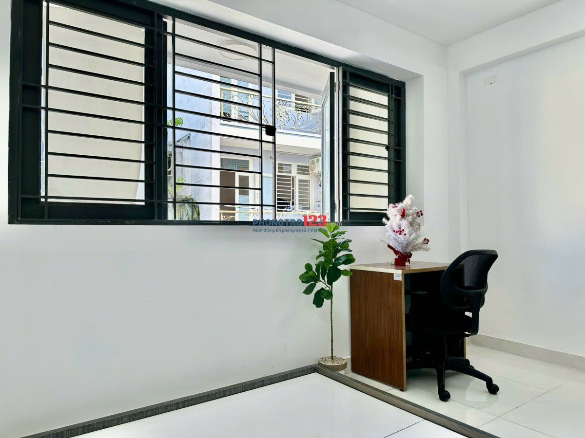 PHÒNG CHO THUÊ CỬA SỔ THOÁNG MÁT – LÊ THÚC HOẠCH, PHÚ THỌ HOÀ, TÂN PHÚ (TRỐNG SẴN) - FULL NỘI THẤT