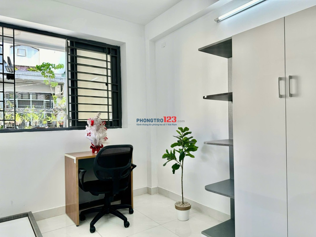 PHÒNG CHO THUÊ CỬA SỔ THOÁNG MÁT – LÊ THÚC HOẠCH, PHÚ THỌ HOÀ, TÂN PHÚ (TRỐNG SẴN) - FULL NỘI THẤT