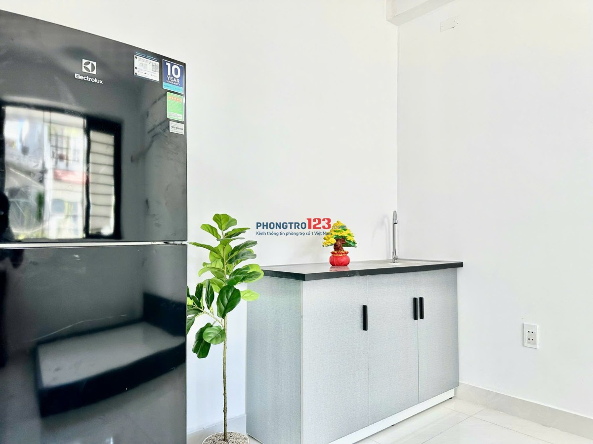 PHÒNG CHO THUÊ CỬA SỔ THOÁNG MÁT – LÊ THÚC HOẠCH, PHÚ THỌ HOÀ, TÂN PHÚ (TRỐNG SẴN) - FULL NỘI THẤT