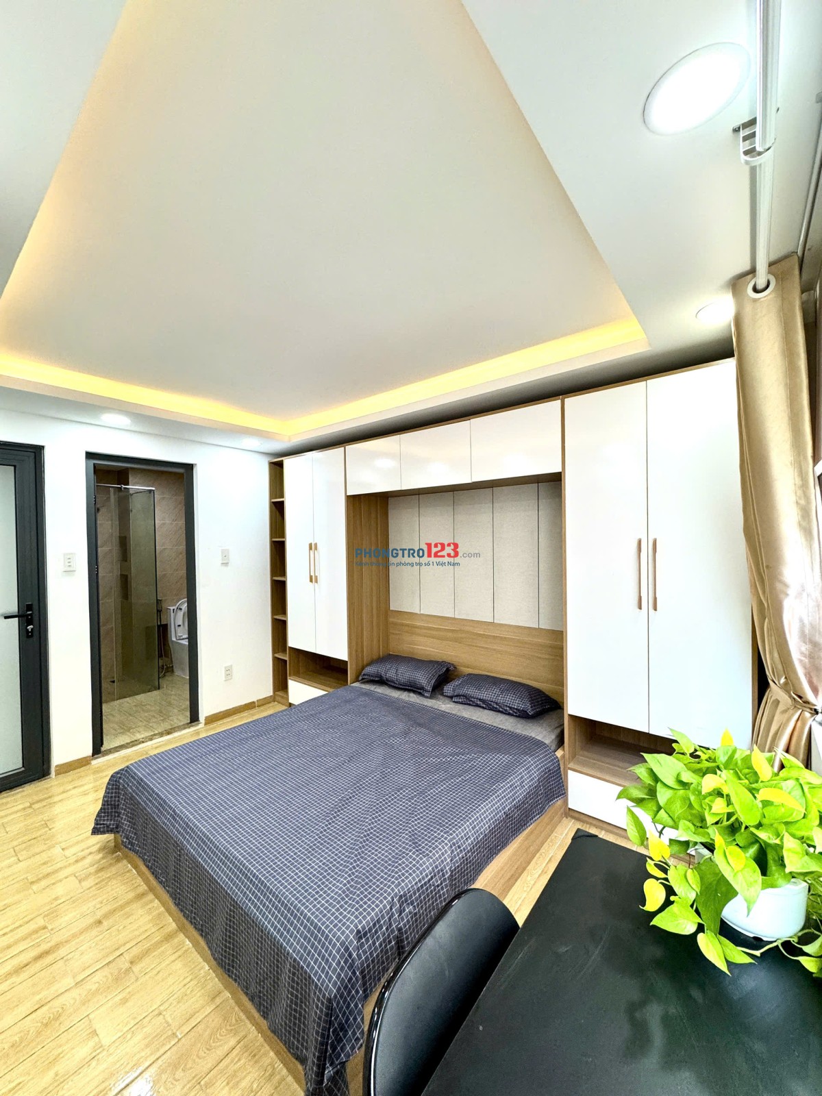 Phòng đang setup chuẩn bị khai trương giá rẻ. Đối diện chợ Hạnh Thông Tây