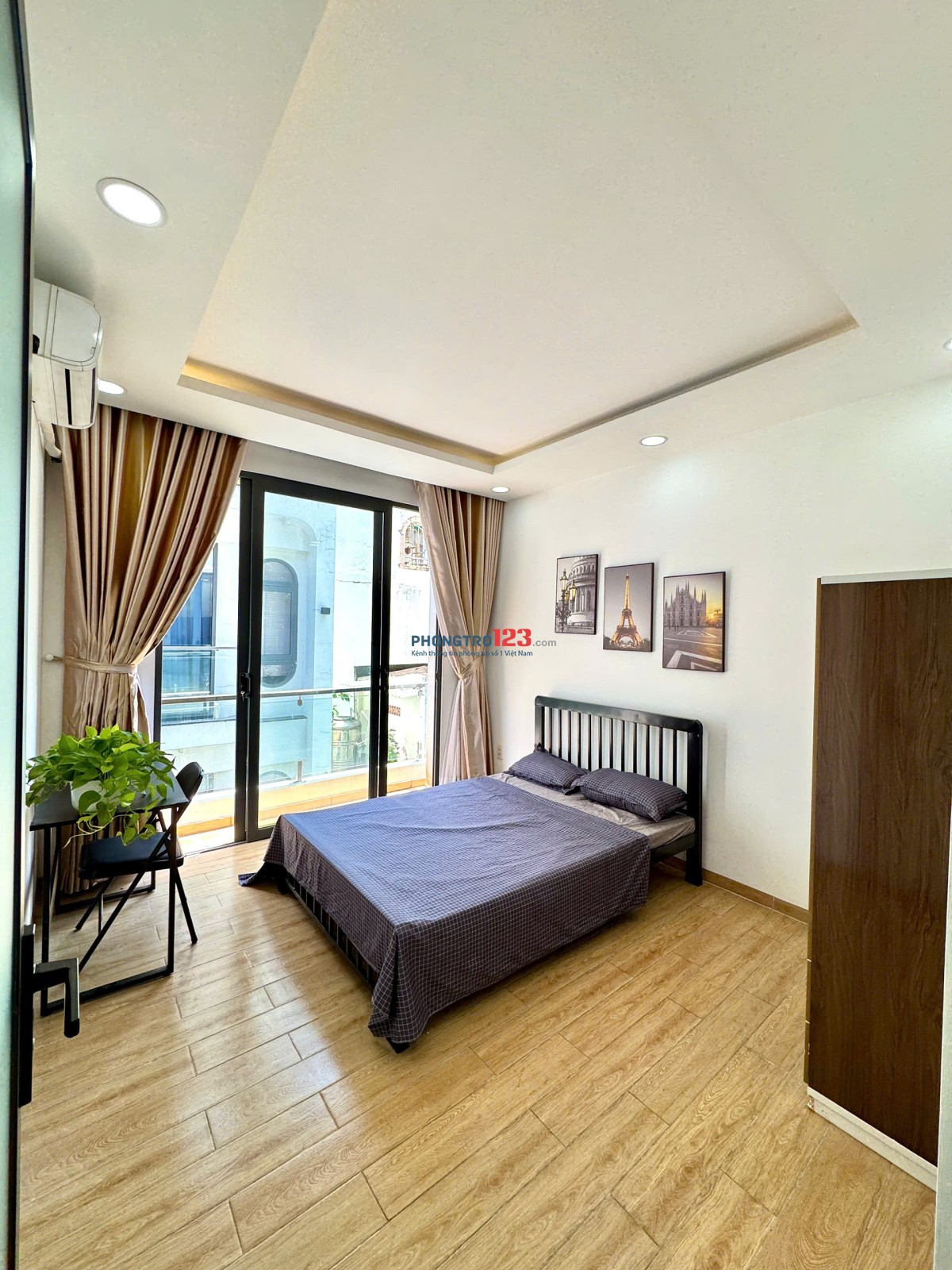 Phòng đang setup chuẩn bị khai trương giá rẻ. Đối diện chợ Hạnh Thông Tây