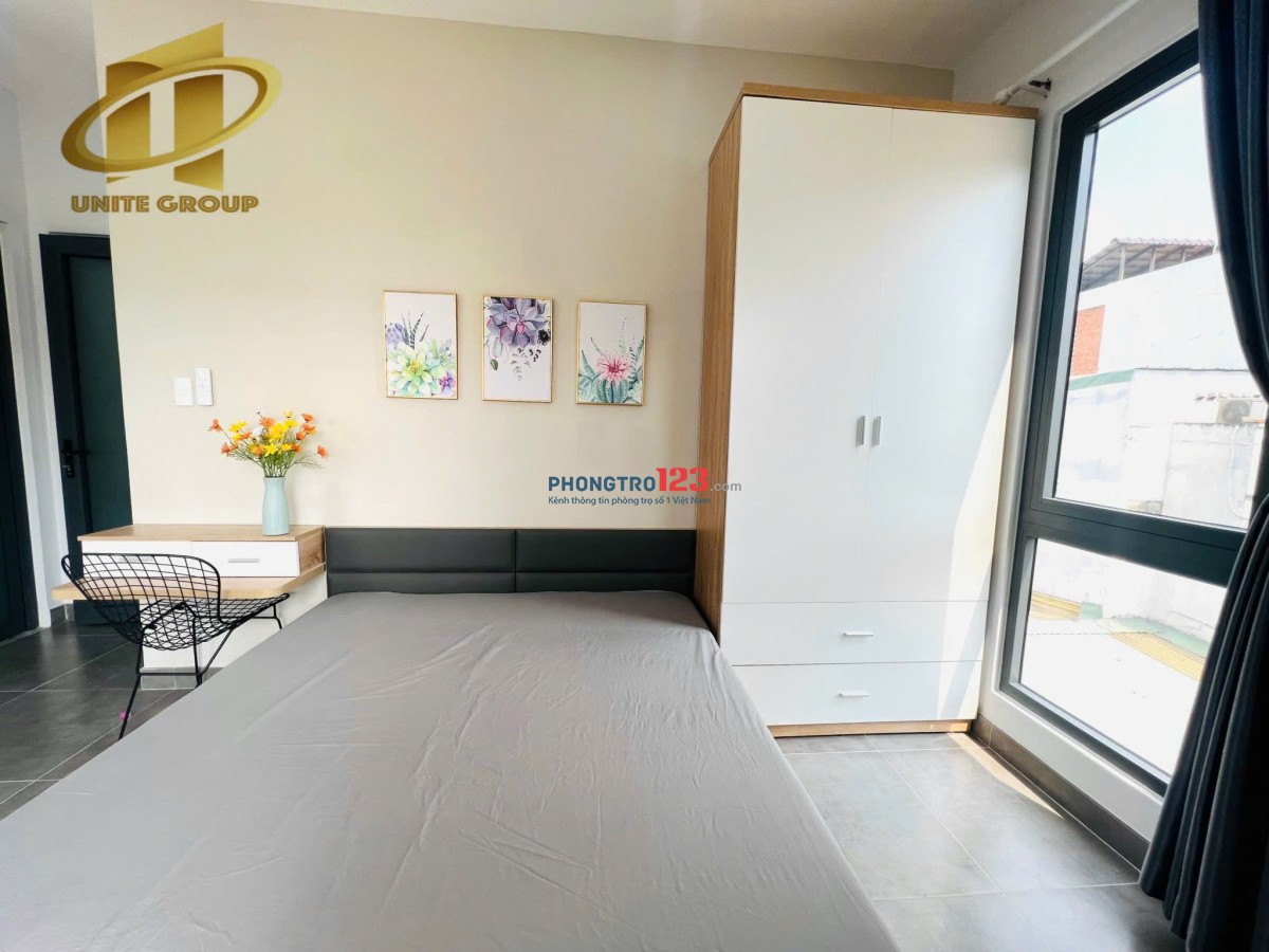 Cho Thuê Phòng Full Nội Thất Lê Văn Duyệt Rộng Thoáng Có Bancon Gần Chợ Bà Chiểu GIÁP QUẬN 1