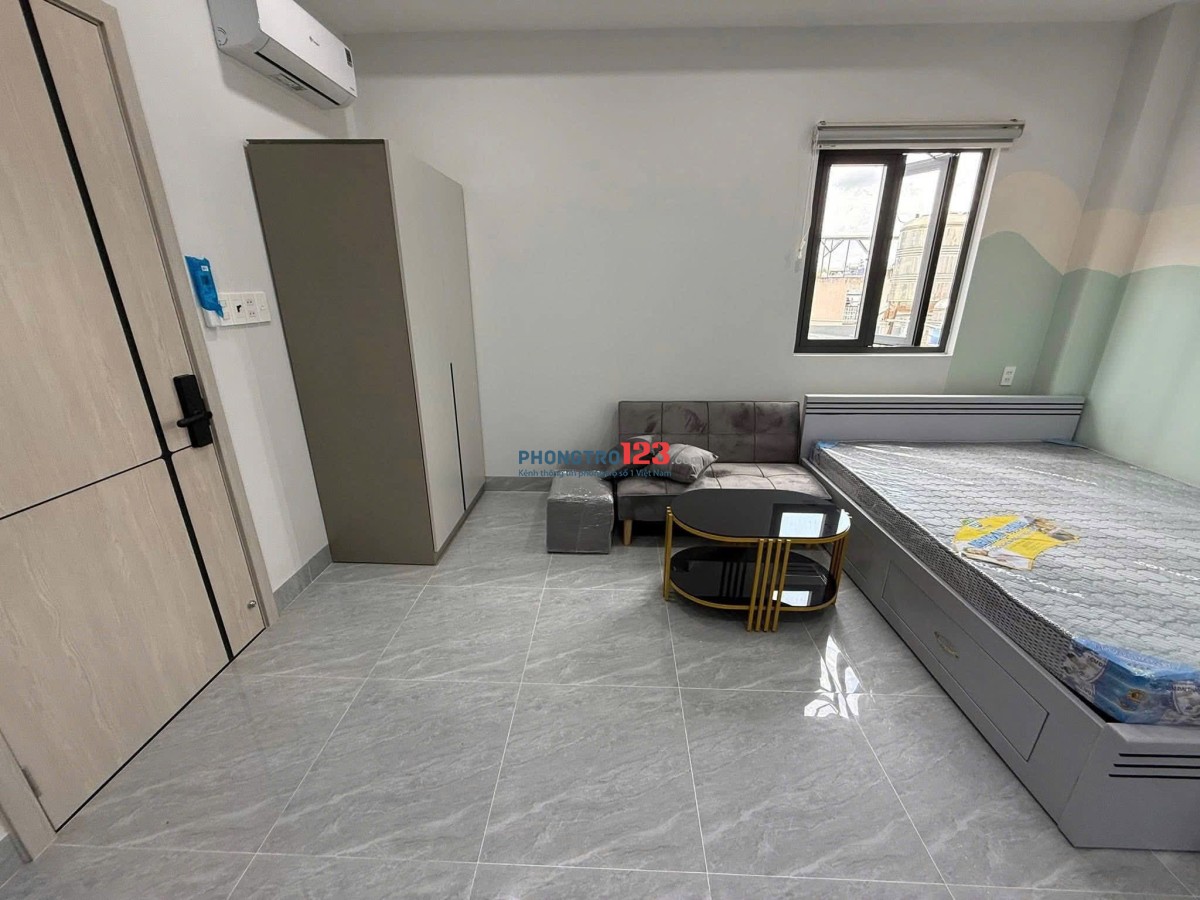 KHAI TRƯƠNG PHÒNG/CĂN HỘ MỚI 100% - GẦN ĐH VĂN LANG CS2 - CẦU BÔNG - THANG MÁY - LH 0366197406