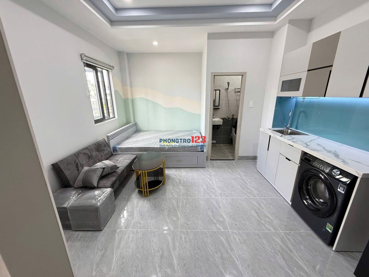 KHAI TRƯƠNG PHÒNG/CĂN HỘ MỚI 100% - GẦN ĐH VĂN LANG CS2 - CẦU BÔNG - THANG MÁY - LH 0366197406