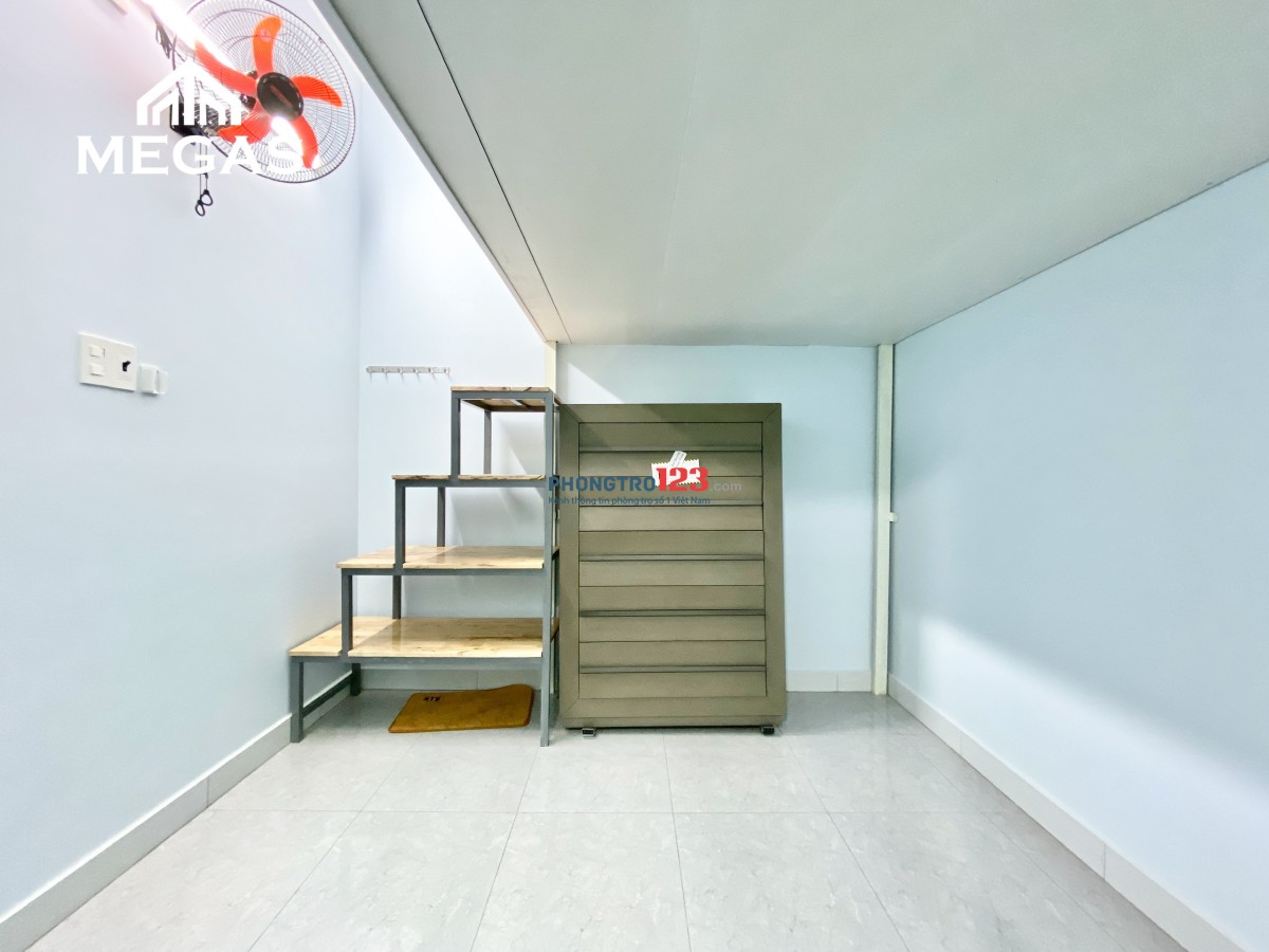 Phòng trọ giá rẻ mới xây, có gác cửa sổ lớn chỉ từ 3Tr5 sát cầu Rạch Ông, Dương Bá Trạc