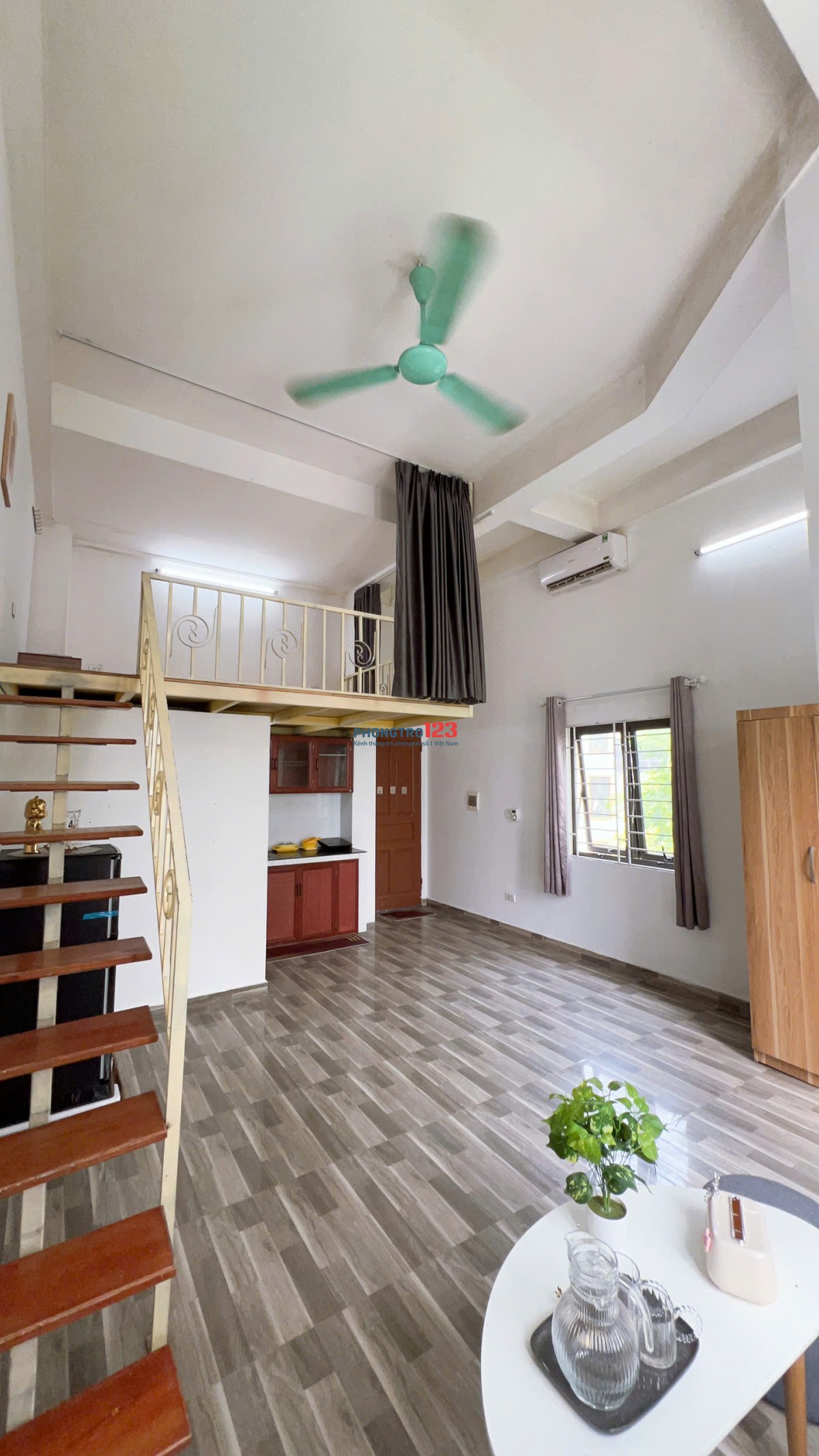 Cho thuê 1N1K ngõ 111 triều khúc hoặc oto đi 286 Nguyễn Xiển, Full đồ, khép kín, ban công cửa sổ