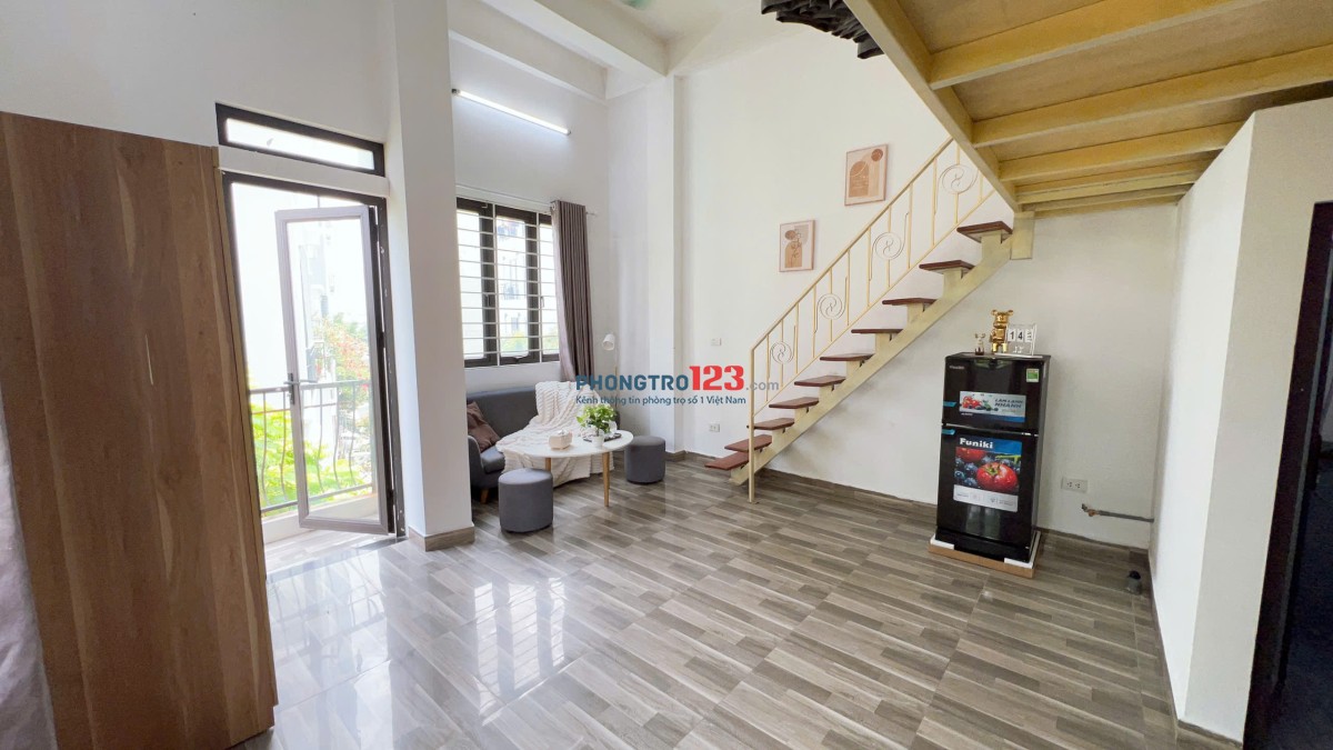 Cho thuê 1N1K ngõ 111 triều khúc hoặc oto đi 286 Nguyễn Xiển, Full đồ, khép kín, ban công cửa sổ