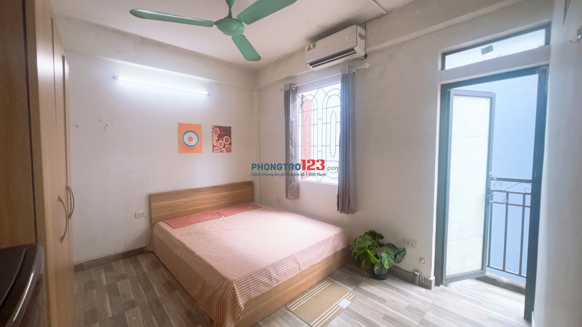 Cho thuê CCMN full đồ, cửa sổ ban công, ngõ 286 Nguyễn Xiển gần DH Nhân Văn, Công nghệ GTVT