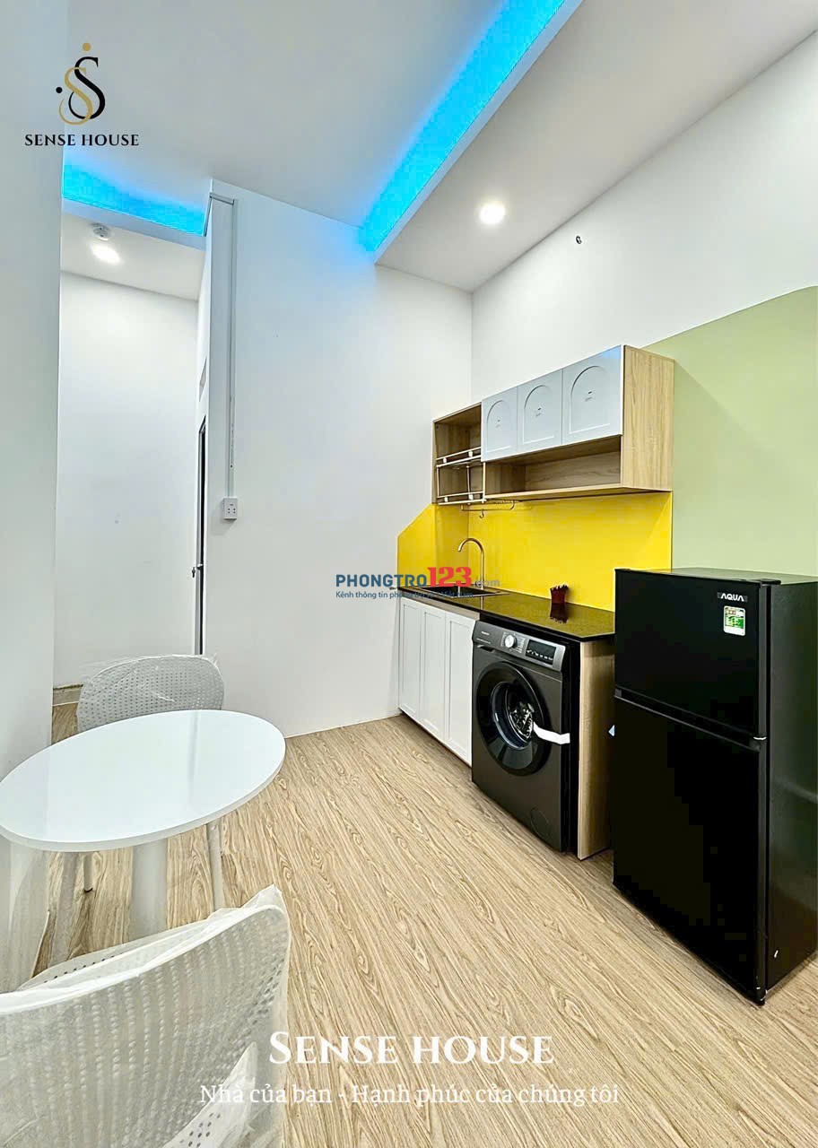 Căn Hộ 1 Phòng Ngủ Ban Công Rộng – Full Nội Thất Cao Cấp, Có Máy Giặt Riêng – Gần Aeon Mall