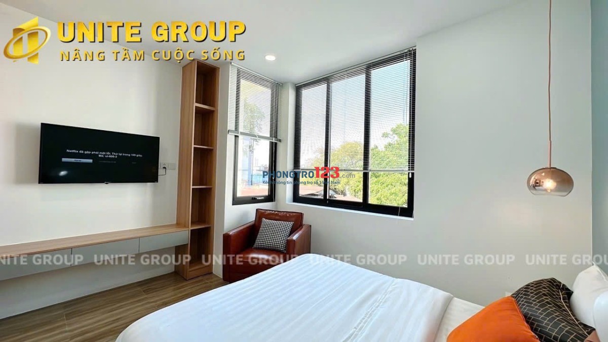 CHO THUÊ CĂN HỘ 1 PHÒNG NGỦ - FULL NỘI THẤT - GẦN SÂN BAY TÂN SƠN NHẤT - TÂN BÌNH