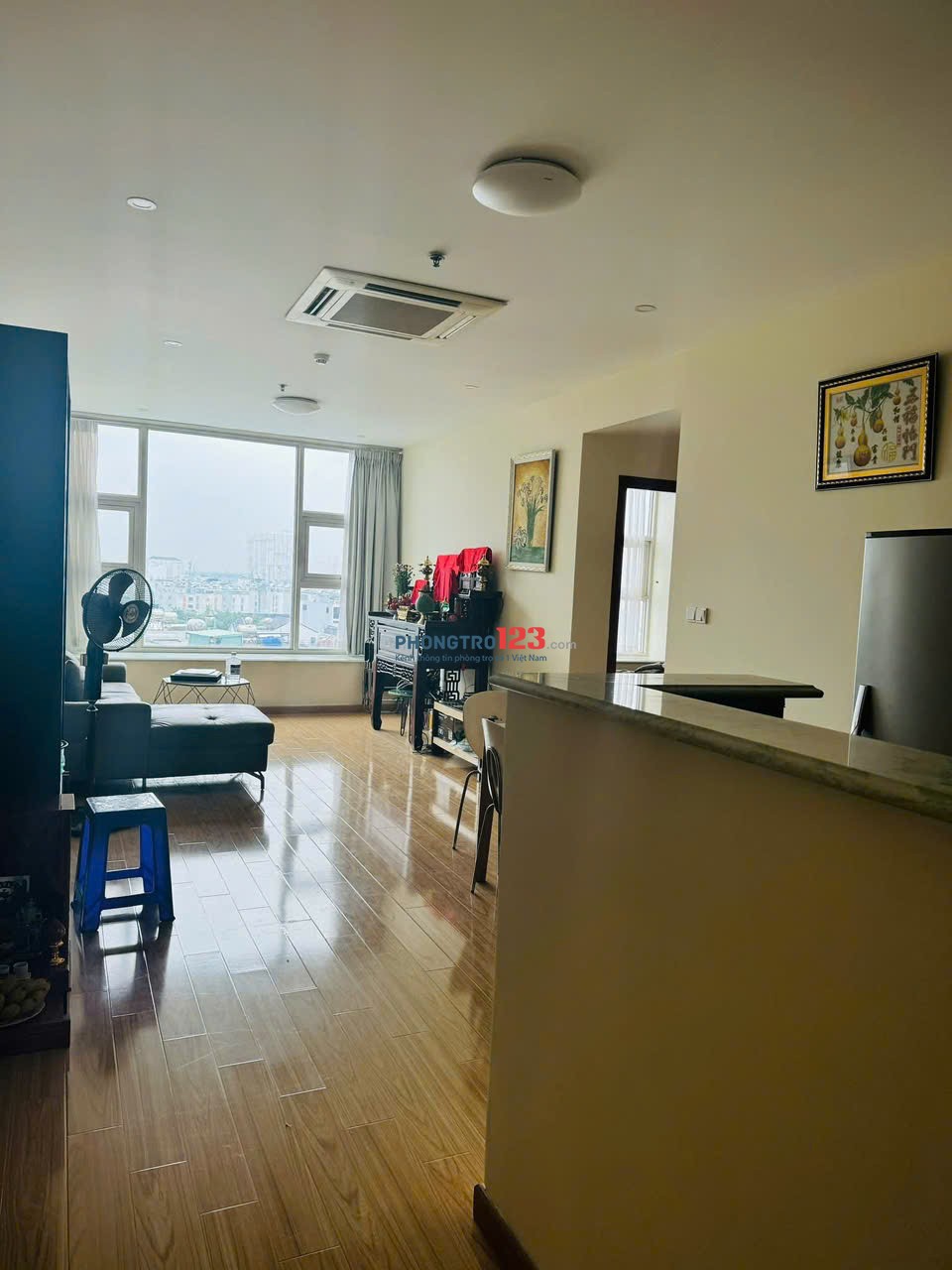 Chung cư Phúc Yên, Phan Huy Ích, TB: 2p ngủ, 2wc, full nt, 9tr/th