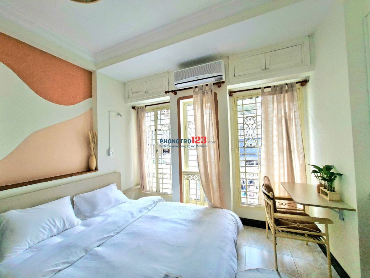 CĂN HỘ DỊCH VỤ GIÁ RẺ TIỆN NGHI - TRẦN HƯNG ĐẠO QUẬN 1- FULL NỘI THẤT 6.7TR.